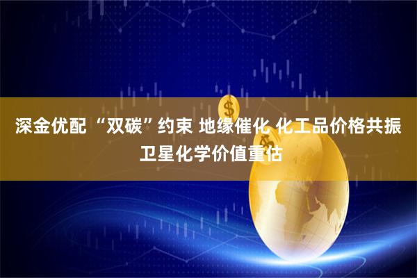 深金优配 “双碳”约束 地缘催化 化工品价格共振 卫星化学价值重估
