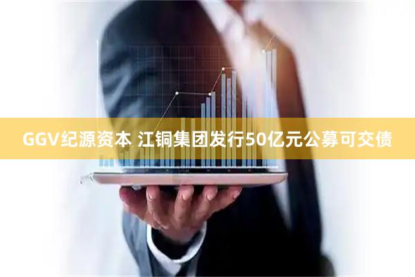 GGV纪源资本 江铜集团发行50亿元公募可交债