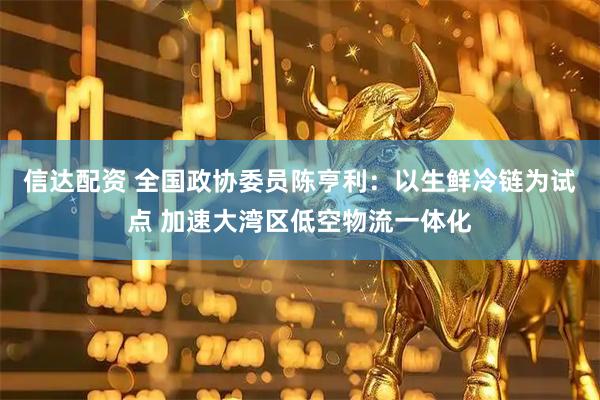 信达配资 全国政协委员陈亨利：以生鲜冷链为试点 加速大湾区低空物流一体化