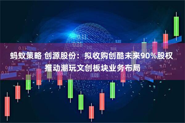 蚂蚁策略 创源股份：拟收购创酷未来90%股权 推动潮玩文创板块业务布局