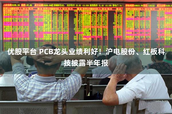 优股平台 PCB龙头业绩利好！沪电股份、红板科技披露半年报