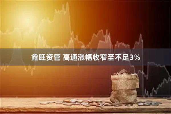 鑫旺资管 高通涨幅收窄至不足3%
